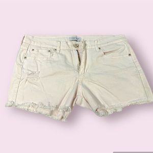 JUSTUSA - white denim short